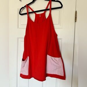 Free People Hot Shot Mini Color Block Romper (S)